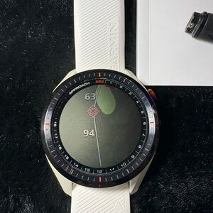 Garmin Approach S62 Black and White Smartwatch